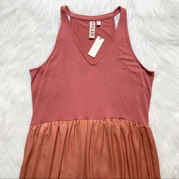 SOLD-NWT Anthropologie Terracotta Dress - Picture 6 of 10